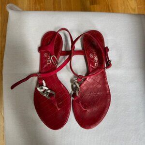 Chanel chain thongs  